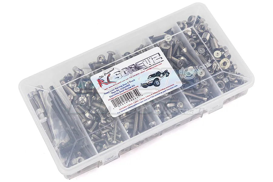 RC Screwz Losi 1/5 5IVE-T Complete Stainless Screw Kit image 20711