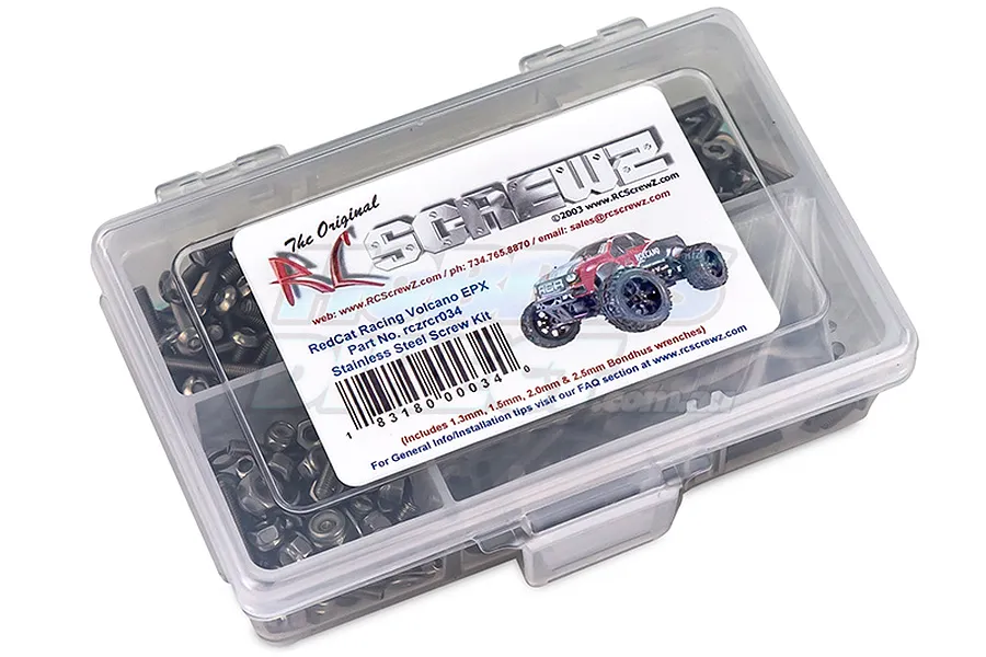 RC Screwz HSP Lion/Binturong Complete Stainless Screw Kit image 1