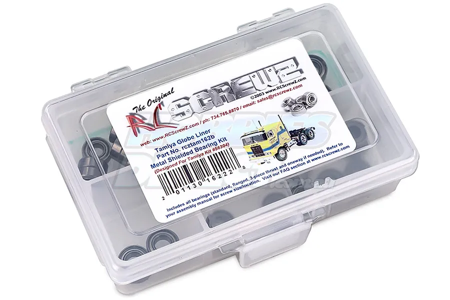 RC Screwz Bearing Kit for Tamiya 1/14 Globe Liner Truck image 20745