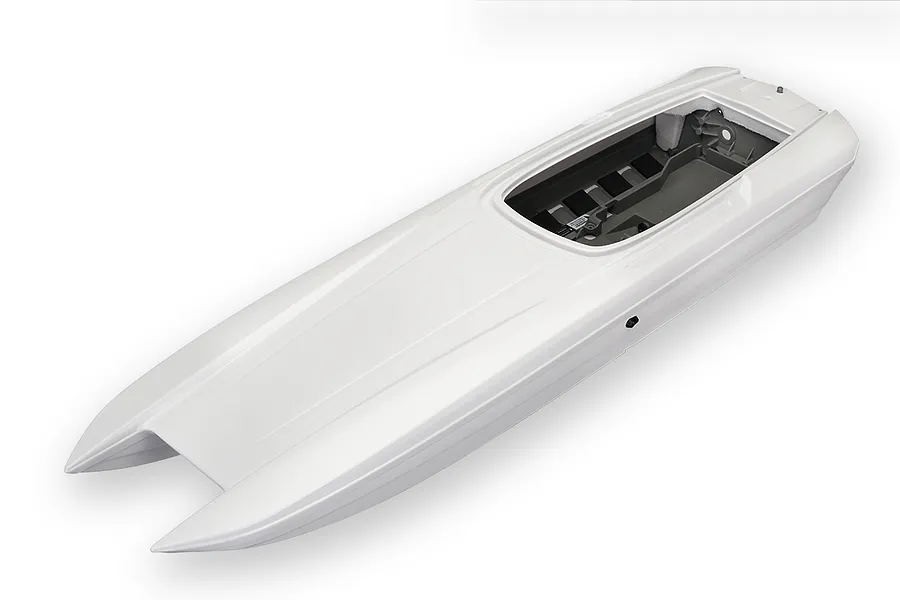 Traxxas DCB M41 Widebody Boat Complete Hull White w/o Graphics image 20825