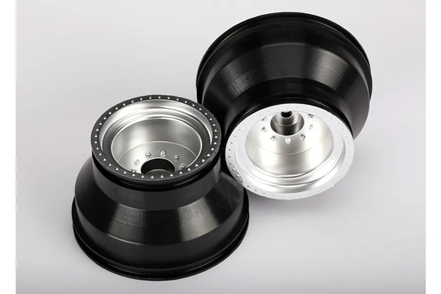 Traxxas 2.8&amp;quot; Satin Chrome Rims 2Pcs image 20828