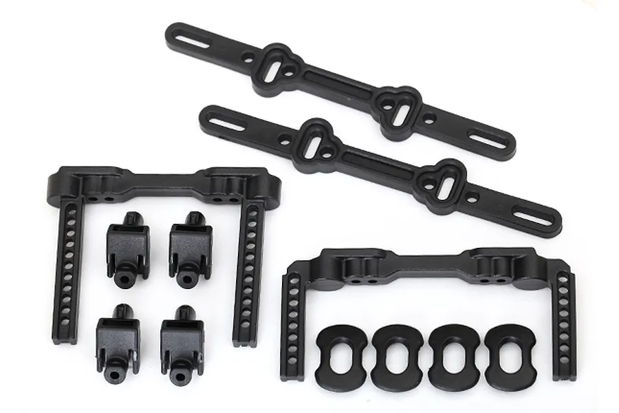 Traxxas 4-Tec 2.0 Front &amp;amp; Rear Body Mount Set w/ Sliders image 20873