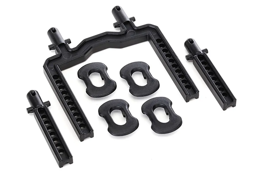 Traxxas 4-Tec 2.0 Front &amp;amp; Rear Body Mount Set image 20879