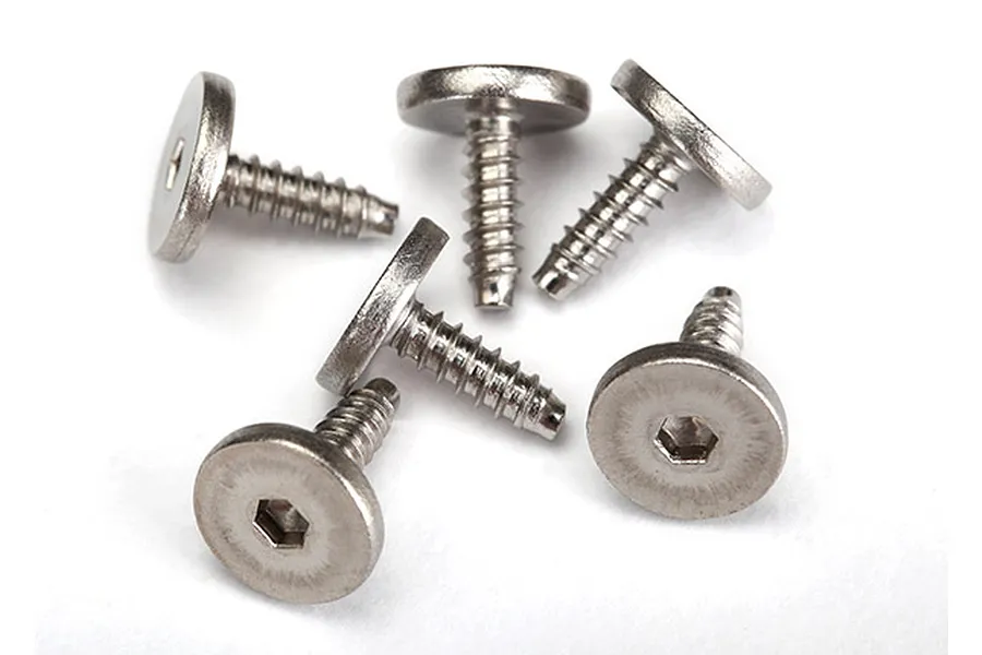 Traxxas 2.6x8mm Fine Thread Flat Head Screws 6Pcs image 20897