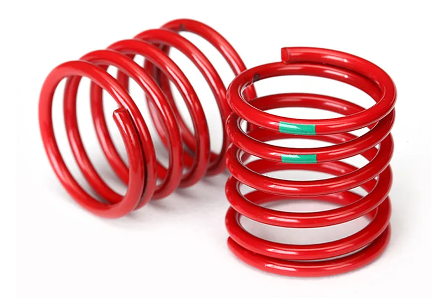 Traxxas 4-Tec 2.0 Red (Green Stripe 4.075 Rate) Shock Springs 2Pcs image 20931