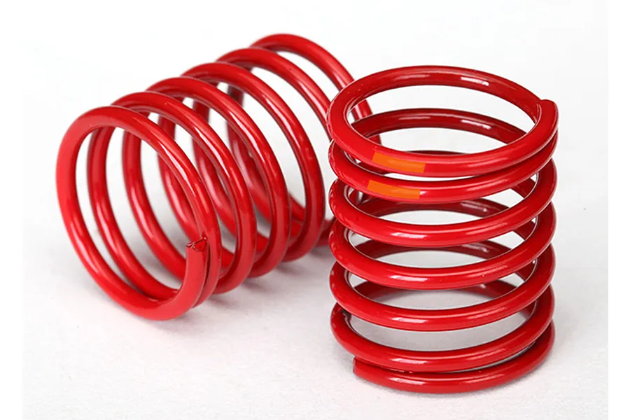 Traxxas 4-Tec 2.0 Red (Orange Stripe 3.325 Rate) Shock Springs 2Pcs image 20934