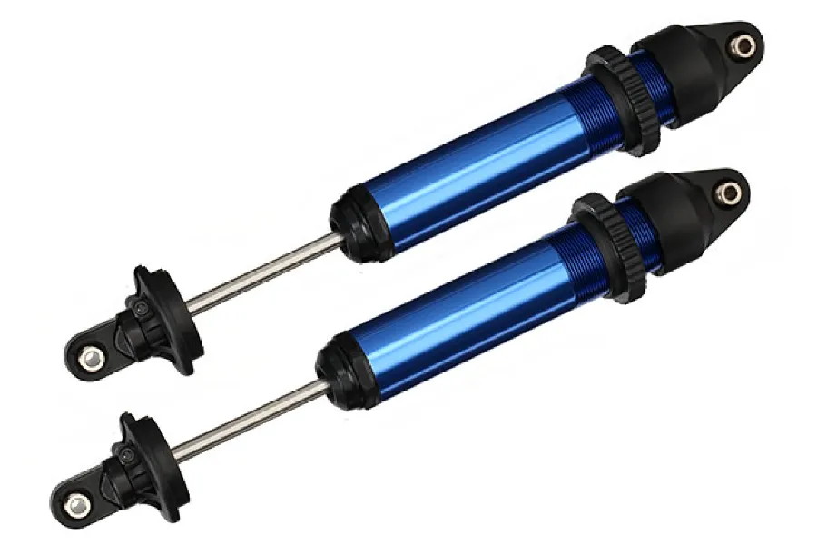 Traxxas X-Maxx Blue Aluminium GTX Shocks Assembled w/o Springs 2Pc image 20942
