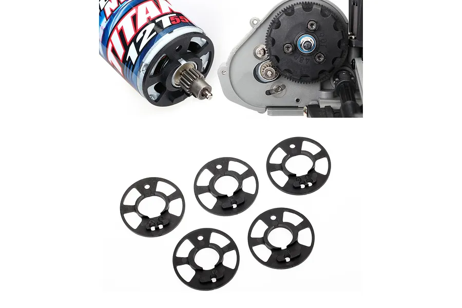 Traxxas Fixed Motor Mesh Plate Set image 20947