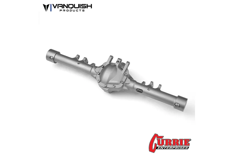 Vanquish Silver Aluminium SCX10 II Currie RockJock Rear Solid Differential/Axle Housing image 20978