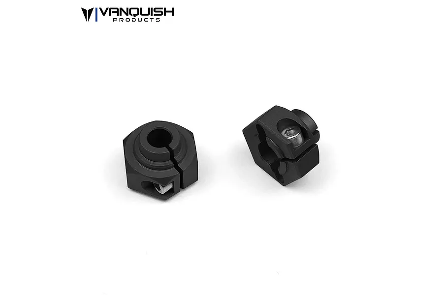 Vanquish Black Aluminium 12mm Wheel Hexes 2Pcs image 20991