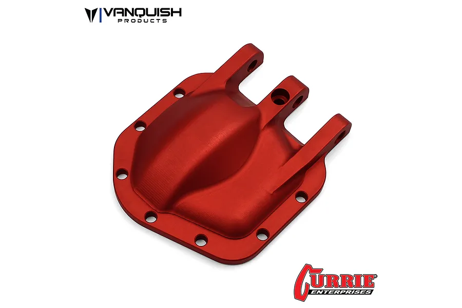 Vanquish Red Aluminium SCX10 II Currie Differential Cover image 21003