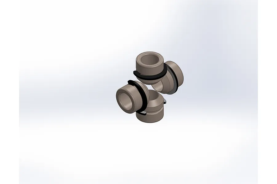 Vanquish VXD Universal Drive Shafts Bushings &amp;amp; C-Clips 4Pcs image 21070