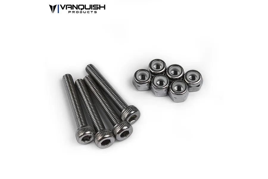 Vanquish Silver Aluminium Yeti Front Shock Tower Set image 3