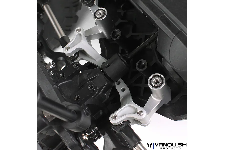 Vanquish Black Aluminium Yeti Steering Rack Set image 3