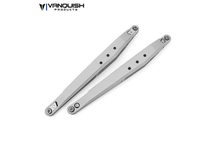 Vanquish Silver Aluminium Yeti Rear Tailing Arms 2Pcs image 21111