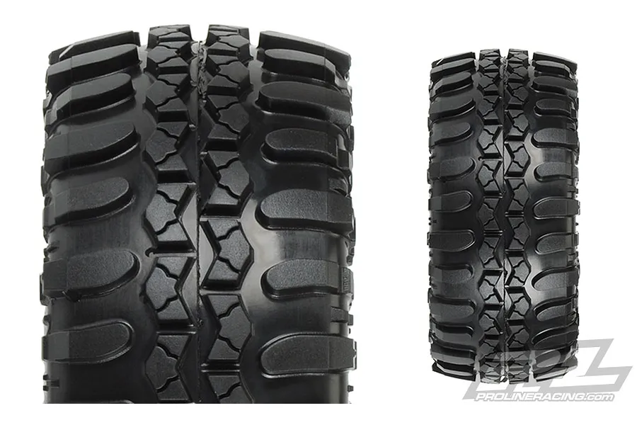 Pro-Line 2.2/3.0&amp;quot; Interco TSL SC Super Swamper Tyres on Black F-11 Rims - Glued Wheels 2Pcs image 21324