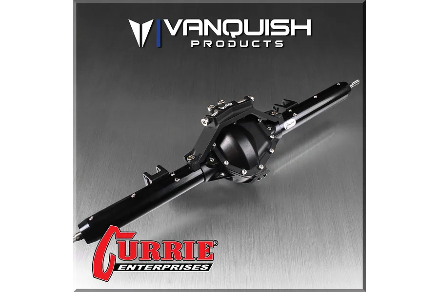 Vanquish Black Aluminium Wraith/Yeti Rear Solid Centered Pumpkin Currie Differential/Axle Housing image 21477