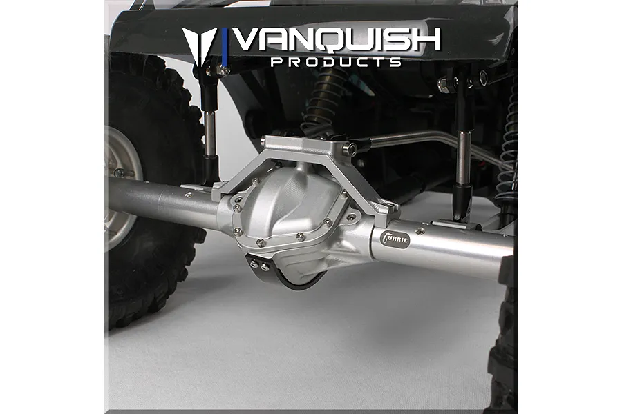 Vanquish Black Aluminium Wraith/Yeti Rear Solid Centered Pumpkin Currie Differential/Axle Housing image 21478