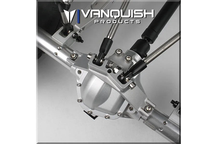Vanquish Black Aluminium Wraith/Yeti Rear Solid Centered Pumpkin Currie Differential/Axle Housing image 21479
