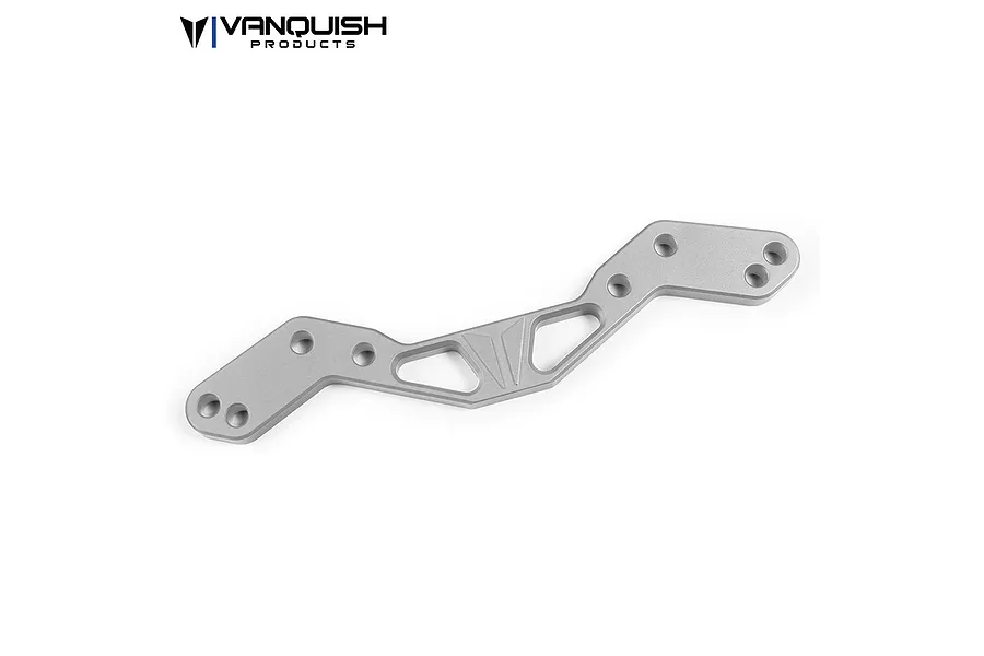 Vanquish Silver Aluminium Yeti Front Shock Mount Adjuster image 21521