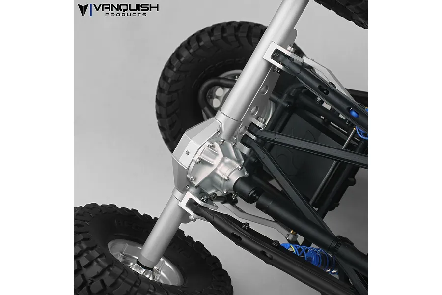 Vanquish Silver Aluminium Wraith/Yeti &amp;amp; RR10 Bomber Rear Currie F9 AR60 Differential/Axle Housing image 21550