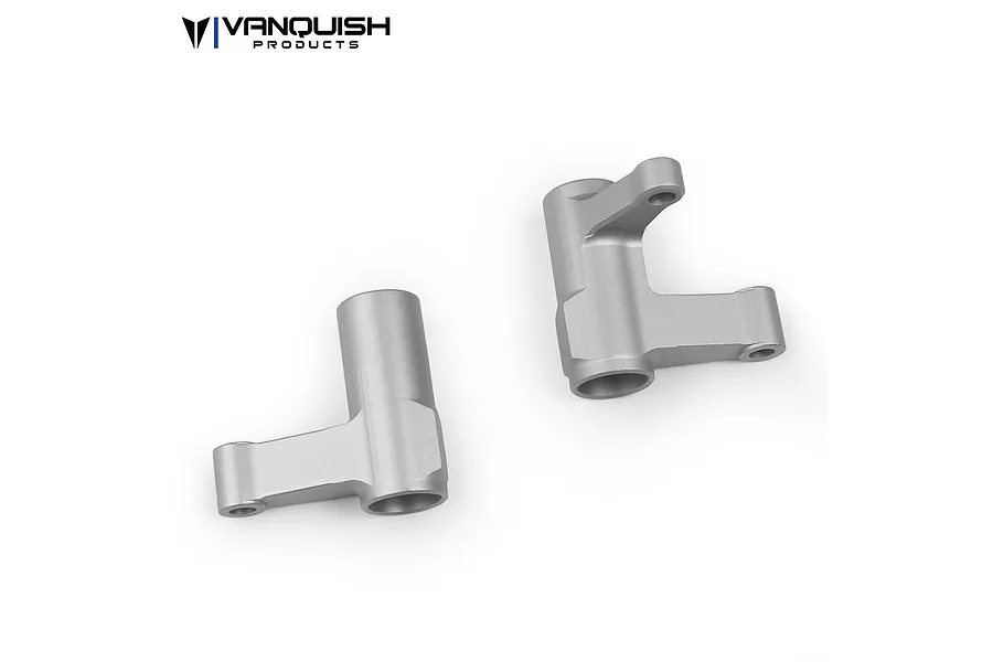 Vanquish Silver Aluminium Yeti Steering Bell Crank Set image 21557
