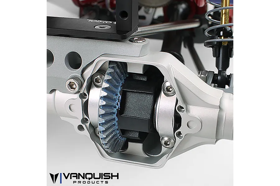 Vanquish Black Aluminium Wraith/Yeti V2 Solid Differential/Axle Housing image 5