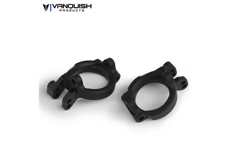Vanquish Black Aluminium Yeti Steering Hub Carrier Set image 21636