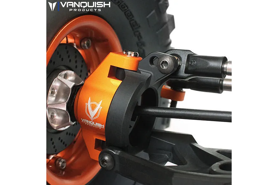Vanquish Black Aluminium Yeti Steering Hub Carrier Set image 3