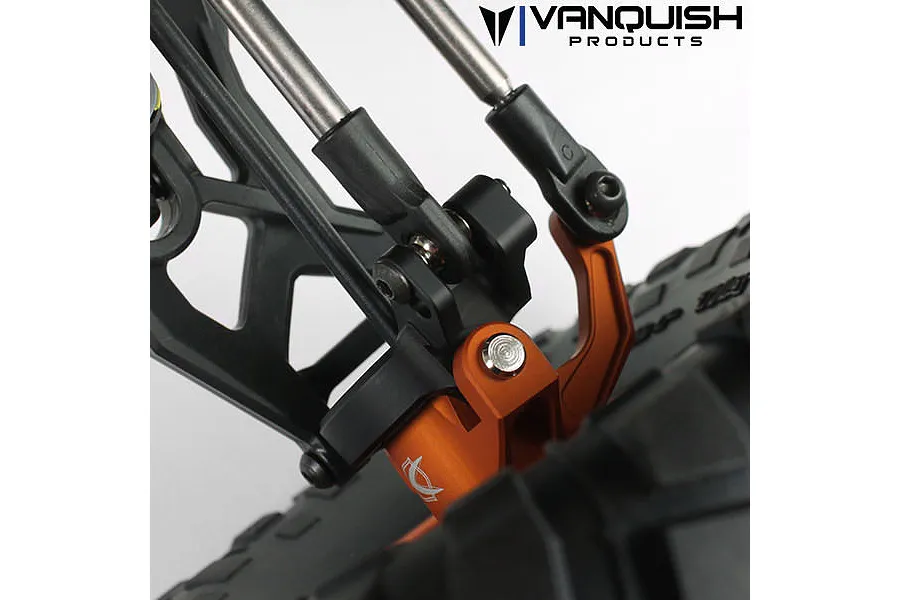 Vanquish Black Aluminium Yeti Steering Hub Carrier Set image 4