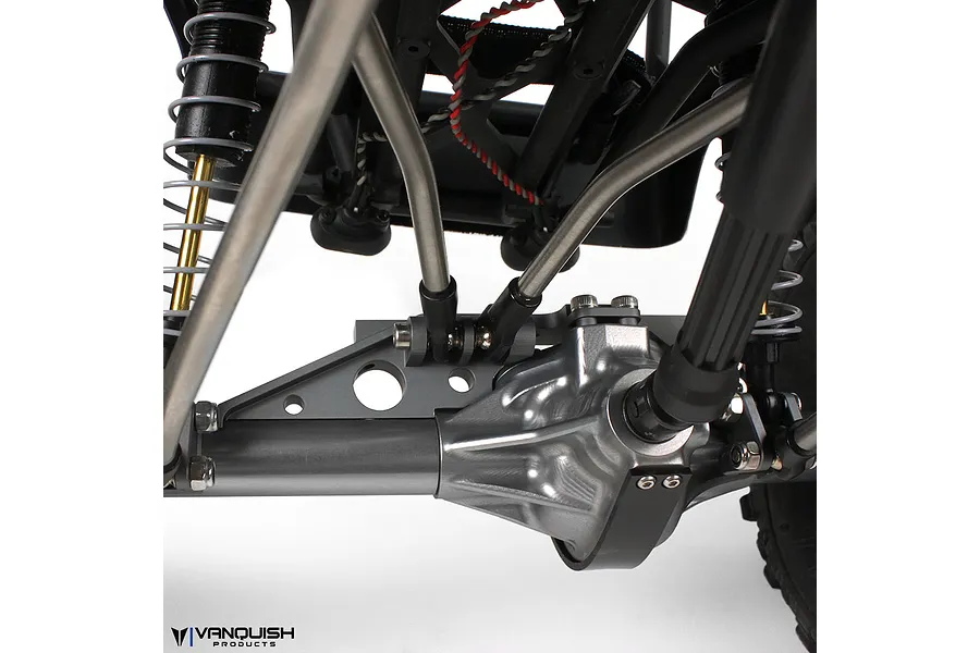 Vanquish Silver Aluminium Wraith Rear Solid Currie Differential/Axle Housing image 21689