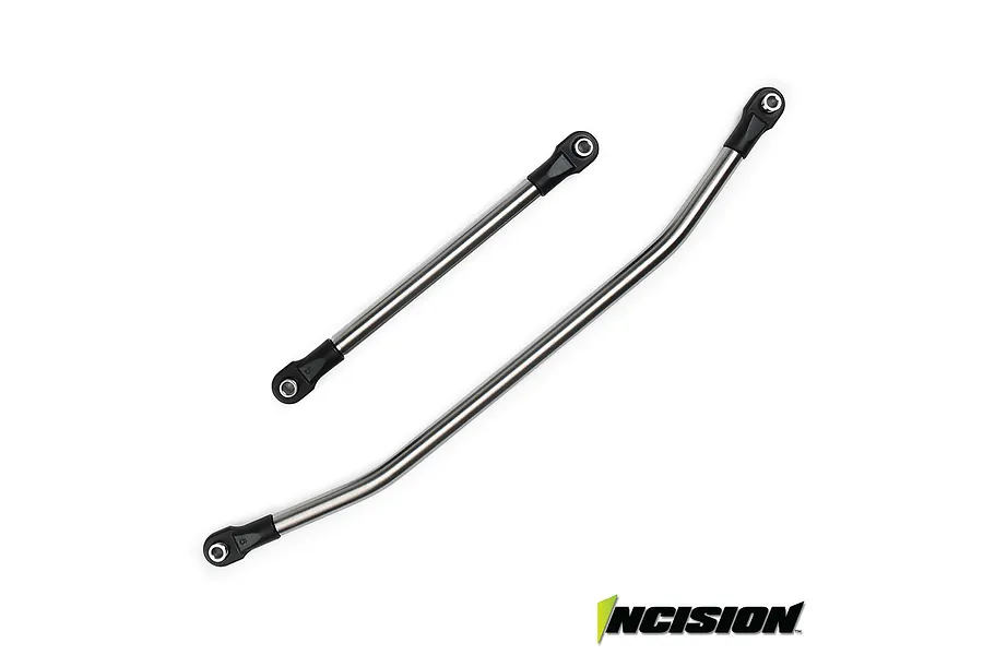 Vanquish 1/4&amp;quot; Stainless Steel Wraith Steering Linkage Upgrade Set image 21706