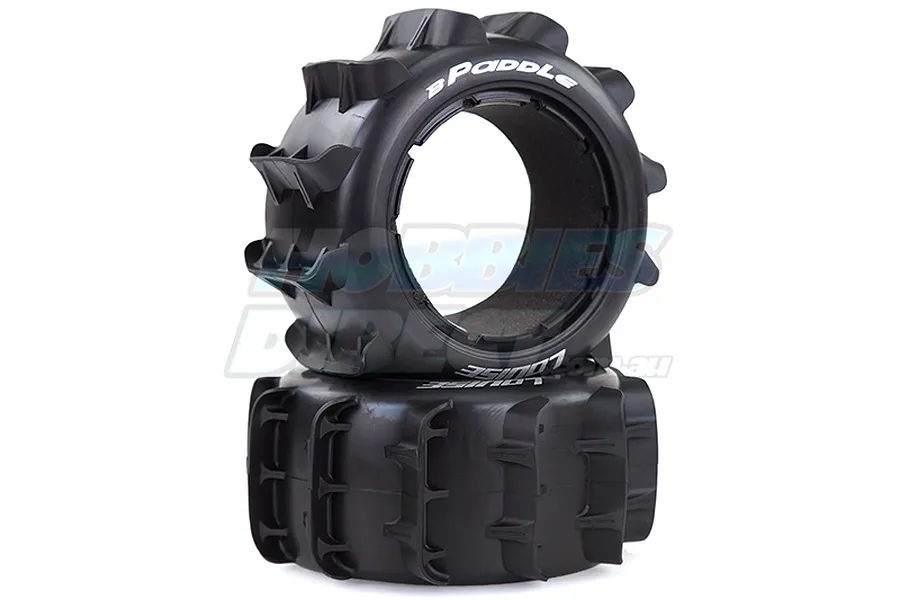 Louise 4.7/5.5&amp;quot; Baja 5B Rear B-Paddle Tyres w/ Foam Inserts 2Pcs image 21777