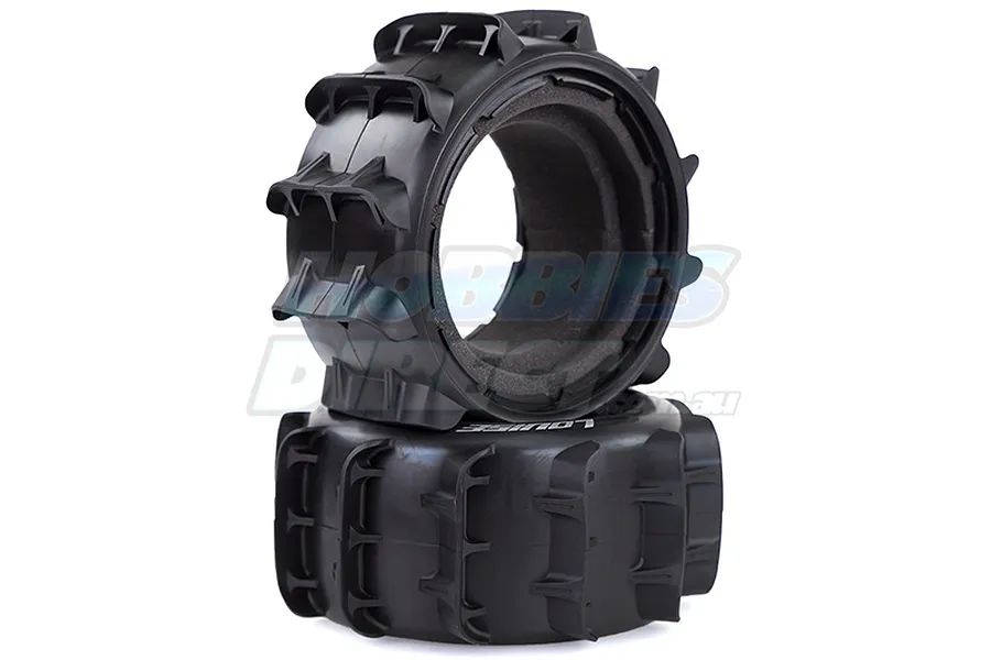 Louise 4.7/5.5&amp;quot; Baja 5B Rear B-Paddle Tyres w/ Foam Inserts 2Pcs image 21778