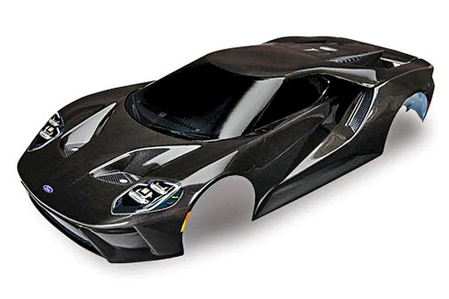 Traxxas 1/10 Grey Ford GT Painted Body Shell image 21799