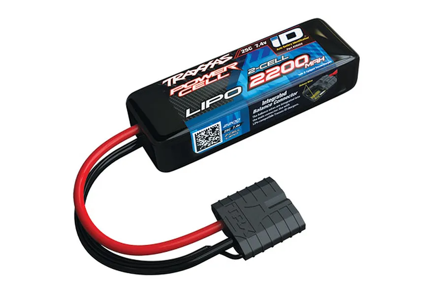 Traxxas Power Cell 7.4V 2200Mah 25C iD LiPo Battery image 21801