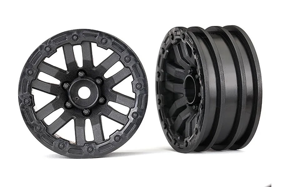 Traxxas TRX-4 1.9&amp;quot; Black Rims 2Pcs image 21837