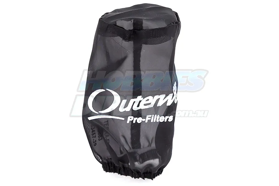 Outerwears Black 1/5 DT1 Slanted Air Filter Cover image 1