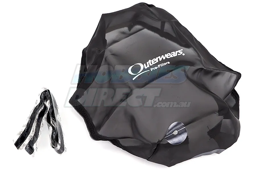 Outerwears Black Traxxas Slash 2WD Pre Filter Chassis Cover image 21947