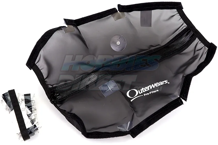 Outerwears Black Traxxas Slash 2WD Pre Filter Chassis Cover w/ Zipper image 21948