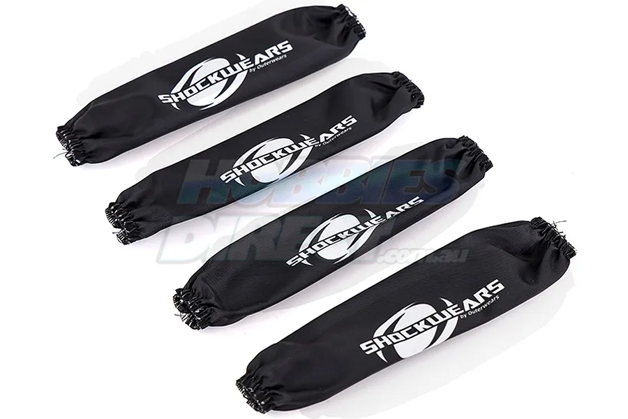 Outerwears Black Traxxas X-Maxx Shock Cover Set image 21952