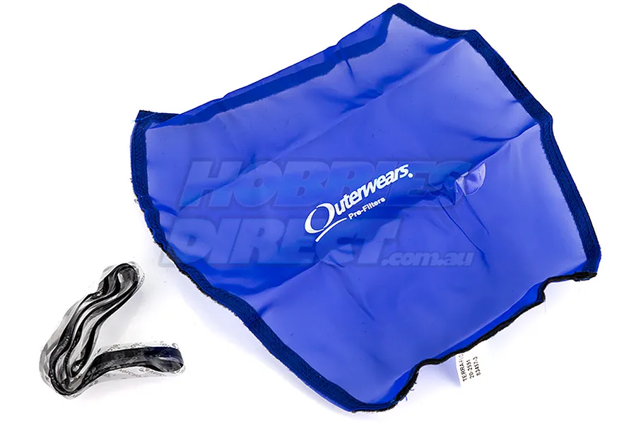 Outerwears Blue Traxxas Slash 2WD Pre Filter Chassis Cover image 21971