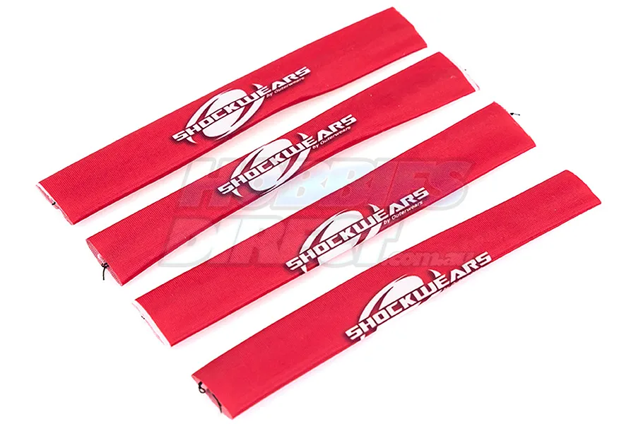 Outerwears Red 1/10 &amp;amp; 1/8 Shock Cover Set image 21977