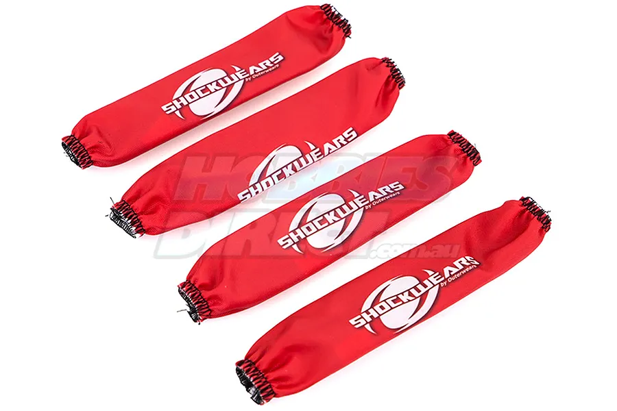 Outerwears Red HPI 1/5 Baja Shock Cover Set image 21981
