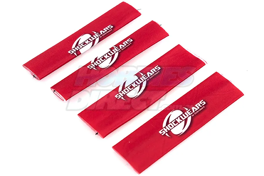 Outerwears Red HPI 1/8 Vorza Shock Cover Set image 21982