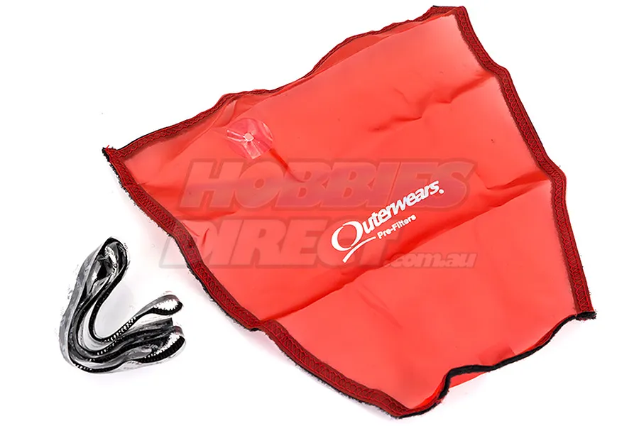 Outerwears Red HPI Blitz Pre Filter Chassis Cover image 21983