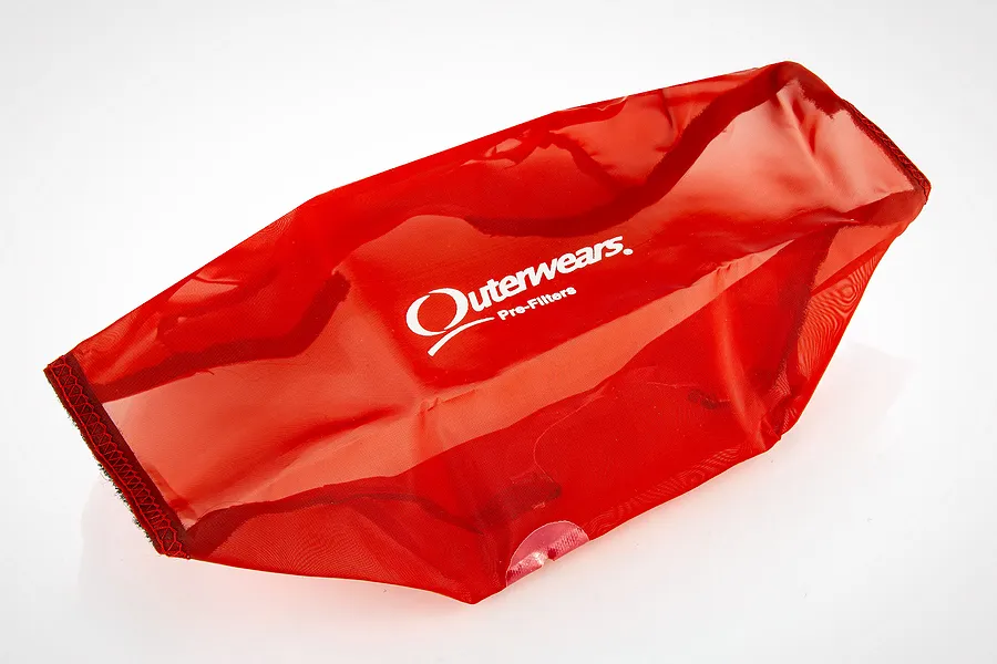 Outerwears Red Traxxas E-Maxx Pre Filter Chassis Cover image 21989
