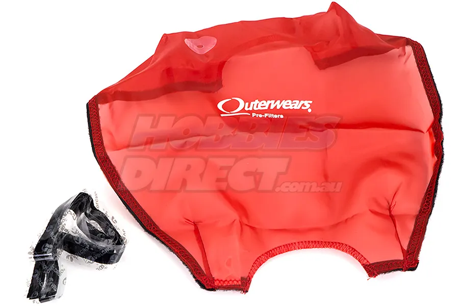 Outerwears Red Traxxas E-Revo Pre Filter Chassis Cover image 21990