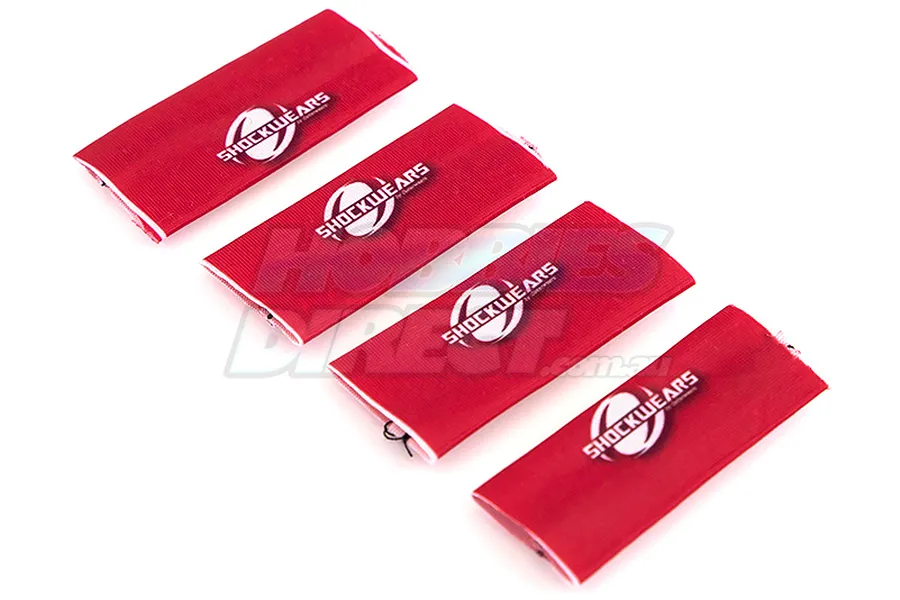 Outerwears Red Traxxas Revo &amp;amp; Summit Shock Cover Set image 21991