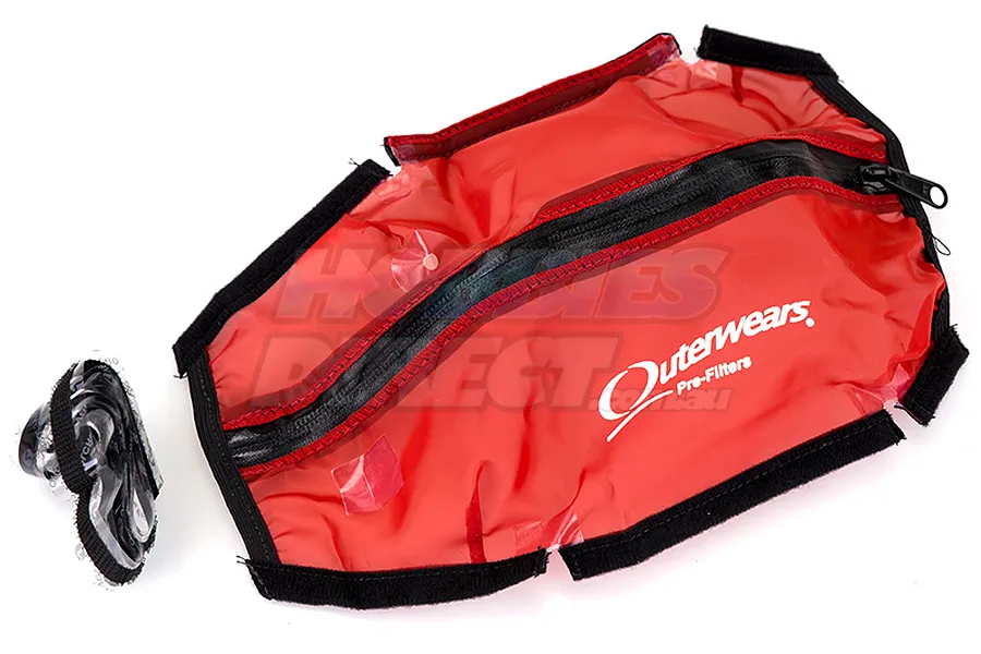 Outerwears Red Traxxas Slash 4x4 LCG Pre Filter Chassis Cover w/ Zipper image 21994